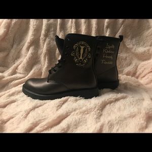 harry potter combat boots